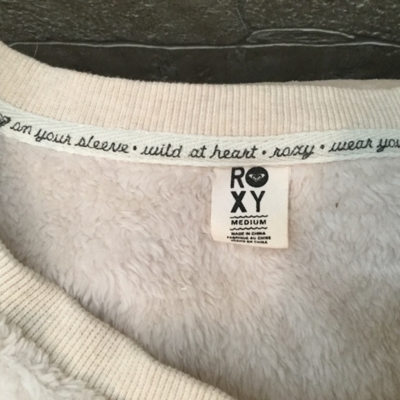 Roxy crew neck fleece top - Picture 3 of 3